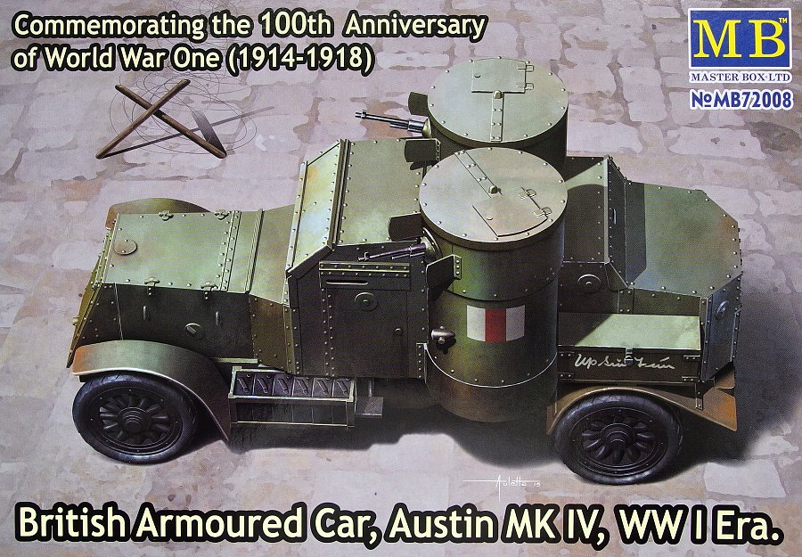1/72 Austin MK IV British Armoured Car WWI