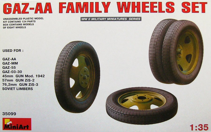 1:35 GAZ-AA Family Wheels Set