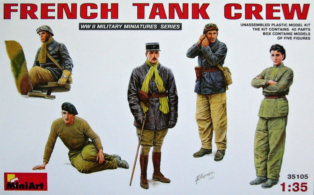 1/35 French Tank Crew (5 fig.)