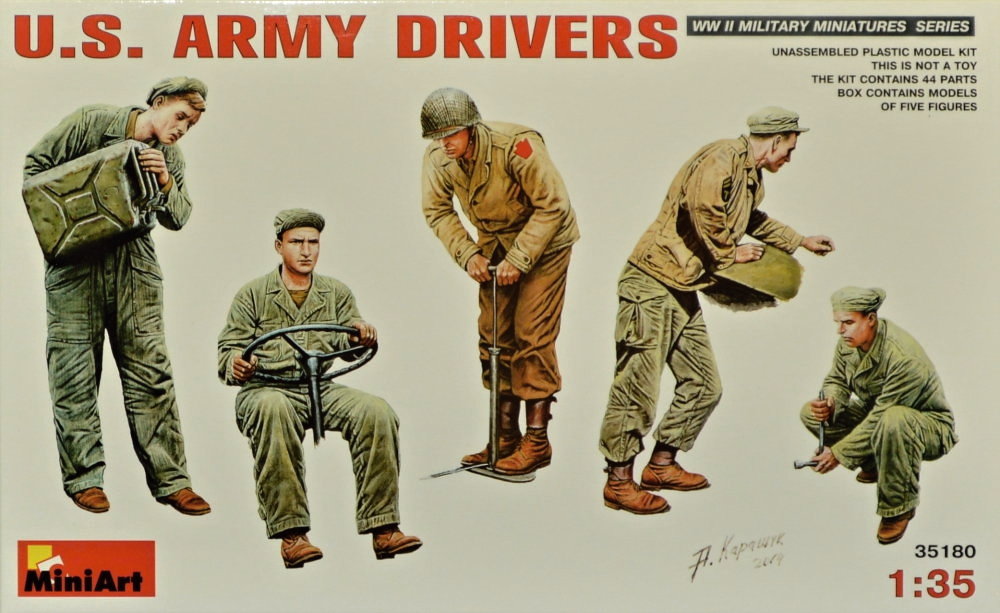 1:35 U.S. Army Drivers (5 figurek)