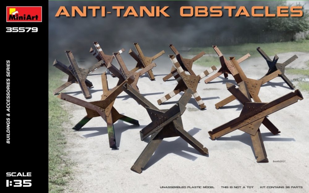 1/35 Anti-tank Obstacles (12 pcs.)