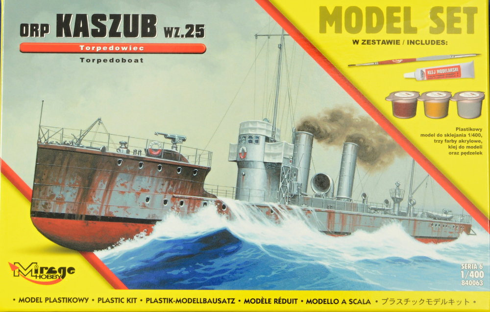 MODEL SET 1/400 ORP KASZUB wz.25 Torpedoboat