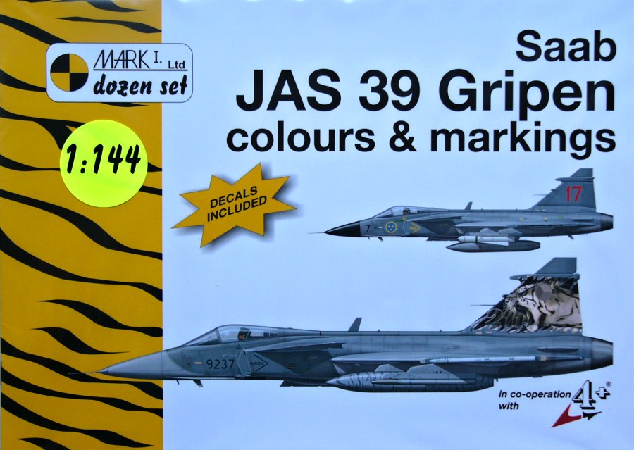 Publ. Saab JAS 39 Gripen C&M (with 1/144 decals)