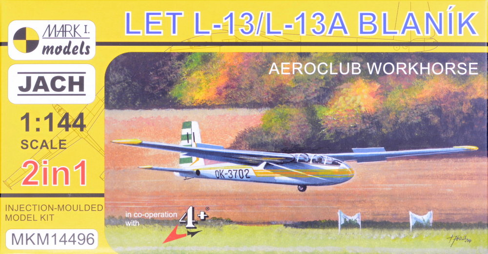1/144 LET L-13/L-13A Blaník AEROCLUBS (2-in-1)