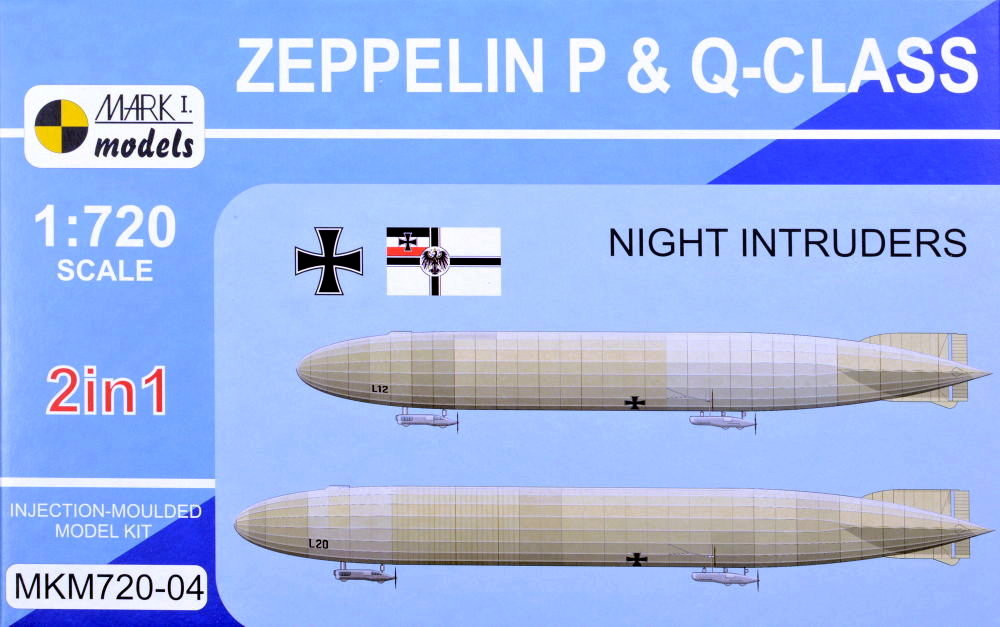 1/720 Zeppelin P&Q-class 'Night Intruders' (2in1)