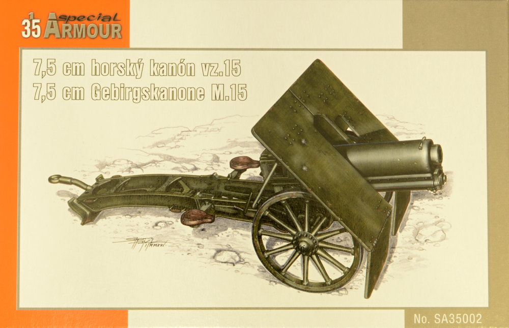 1/35 7,5cm Gebirgskanone M.15 (re-issue)