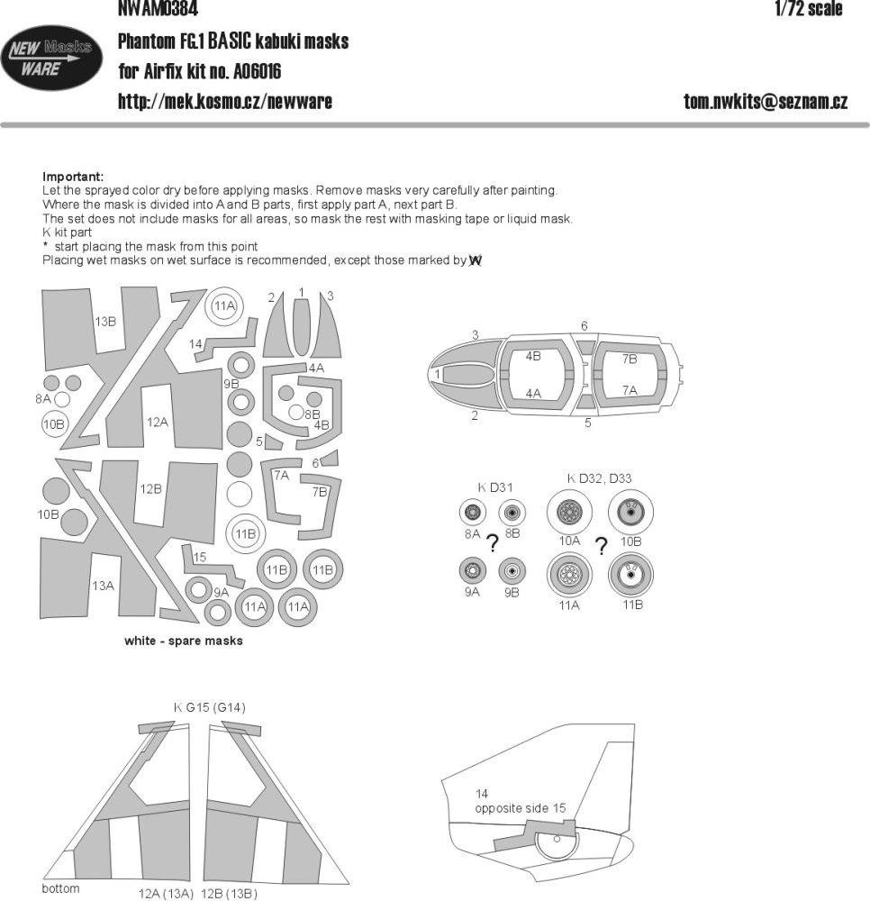 1/48 Mask Phantom FG.1 BASIC (AIRFIX 06016)