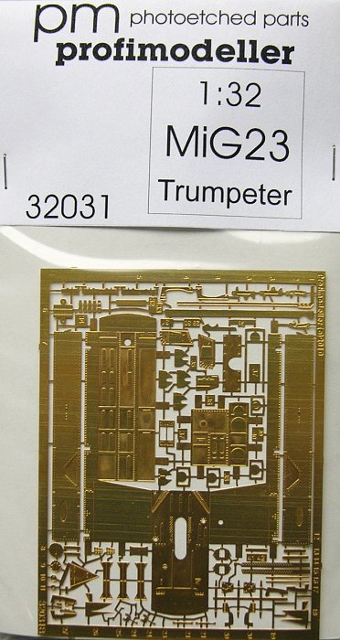 1/32 MiG-23 - Whell Bay PE set (TRUMP)