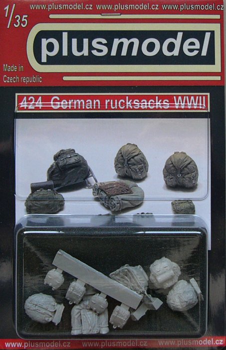 1/35 German rucksacks WWII (9 resin parts)