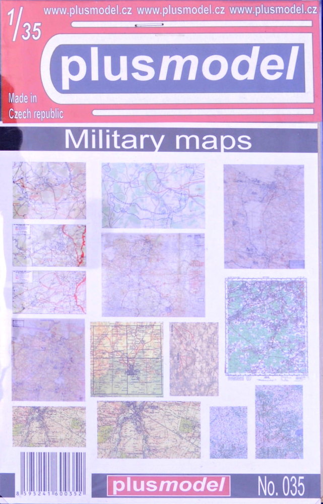 1/35 Military maps (paper set)