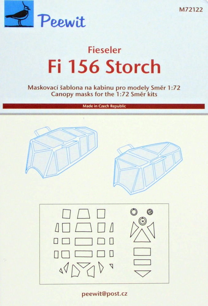 1/72 Canopy mask Fi 156 Storch (SMER)