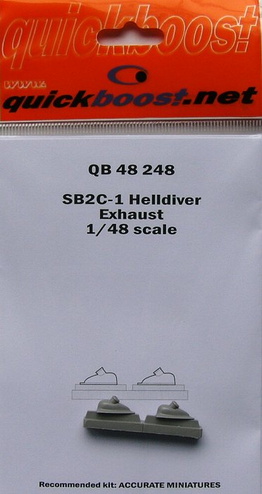 1/48 SB2C-1 Helldiver exhaust (MINACC)