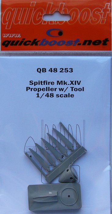 1/48 Spitfire Mk. XIV propeller with tool (AIRFIX)