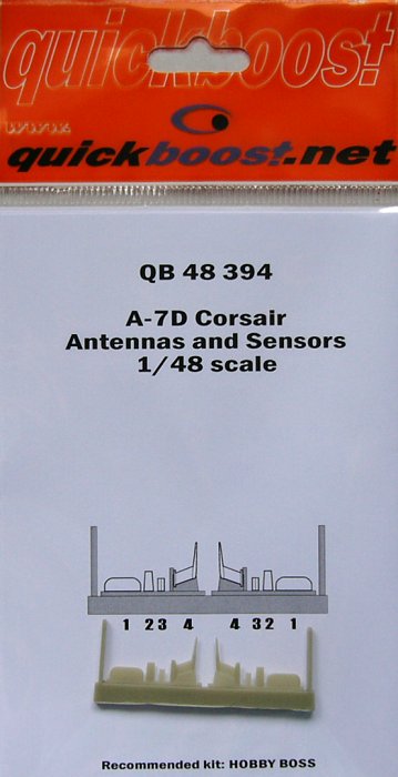 1/48 A-7 Corsair antennas (HOBBYB)