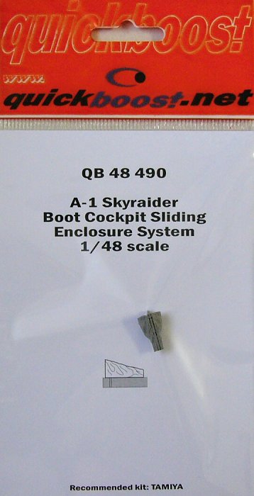 1/48 A-1 Skyraider boot cockpit sliding enclosure