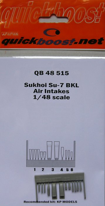 1/48 Sukhoi Su-7 BKL air intakes (KPMOD)