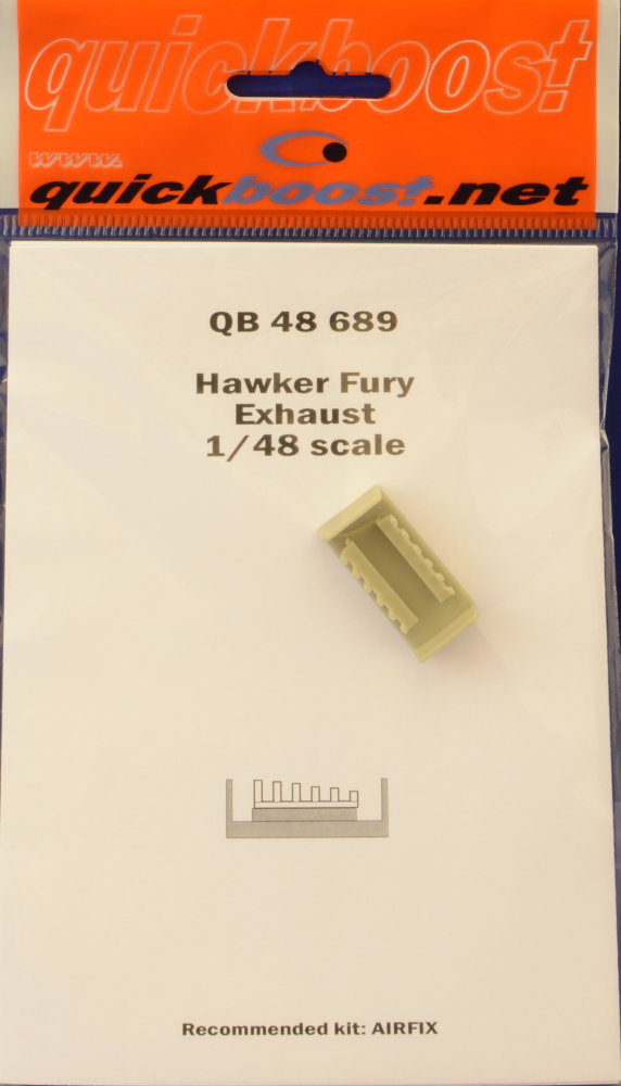 1/48 Hawker Fury exhaust (AIRFIX)