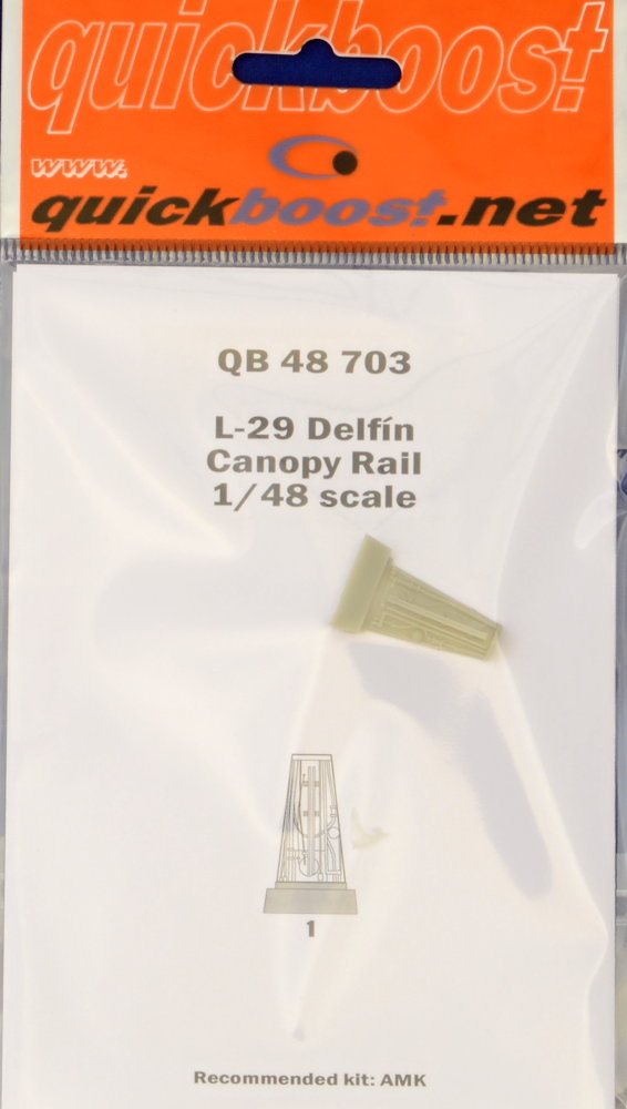 1/48 L-29 Delfin canopy rail (AMK)