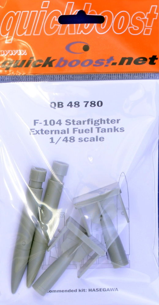 1/48 F-104 Startfighter external fuel tanks (HAS)