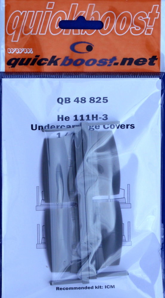 1/48 He 111H-3 undercarriage covers (ICM)