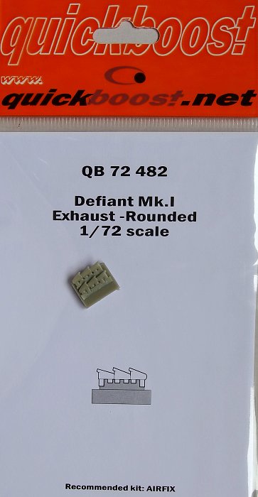1/72 Defiant Mk.I exhaust - rounded (AIRF)
