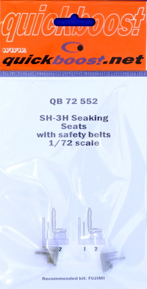 1/72 SH-3H Seaking seats with safety belts (FUJI)
