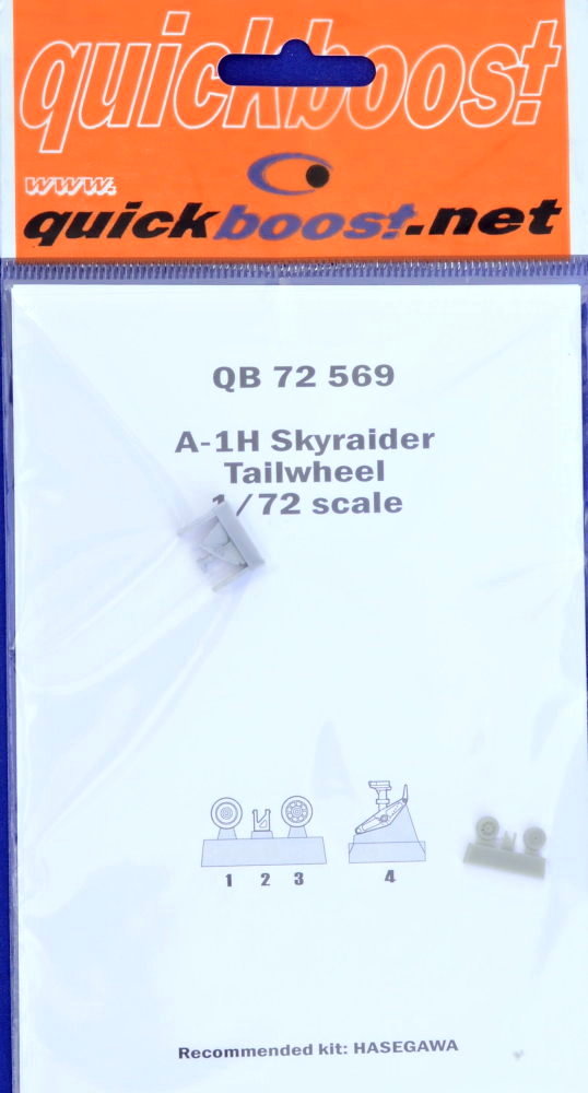 1/72 A-1H Skyraider tailwheel (HAS)