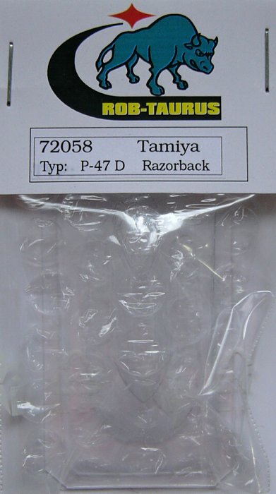 1/72 Vacu Canopy P-47 D Razorback (TAM)