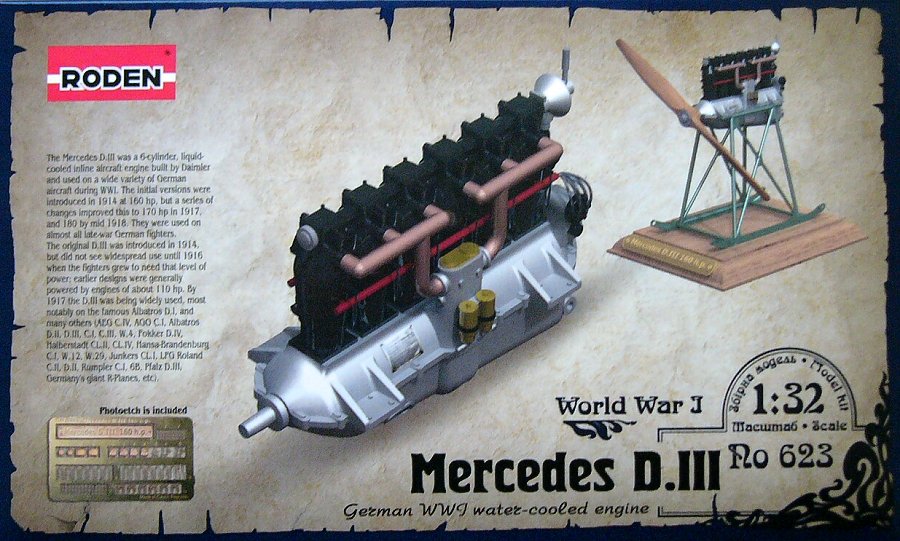 1/32 Engine Mercedes D.III 160 h.p.