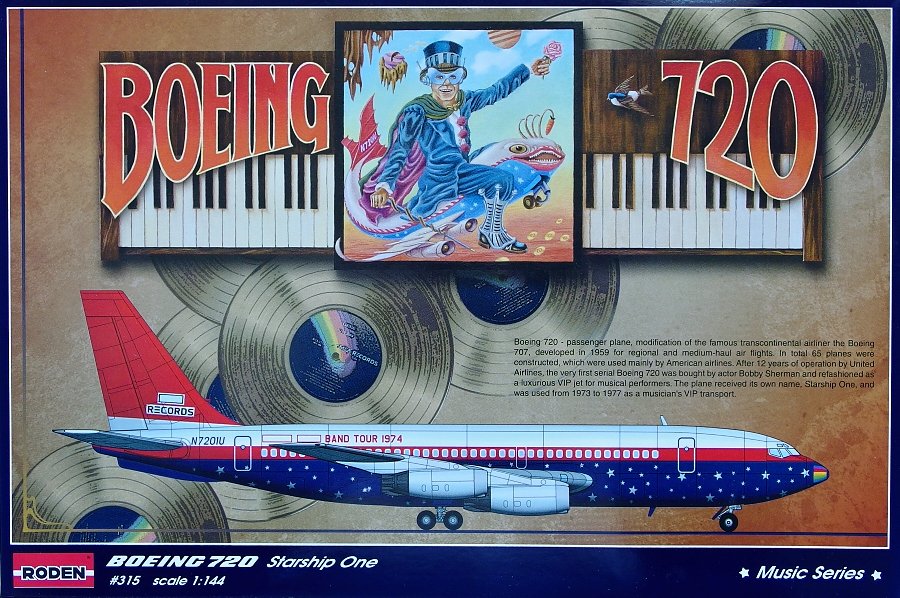 1/144 Boeing 720 Band Tour 1974