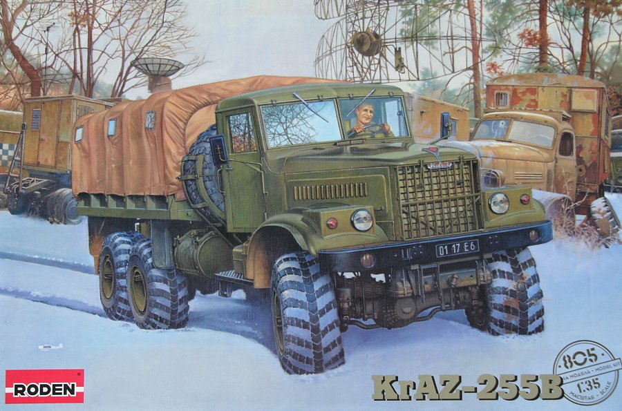 1/35 KrAZ-255B Soviet heavy truck
