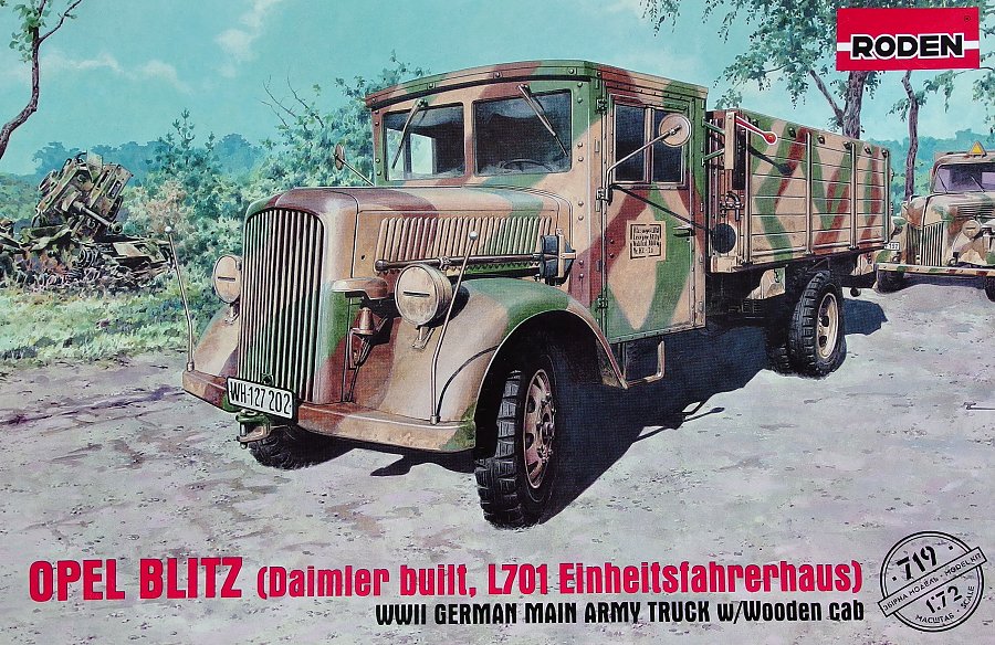 1/72 Opel Blitz (Daimler, L701 Einheitsfahrerhaus)