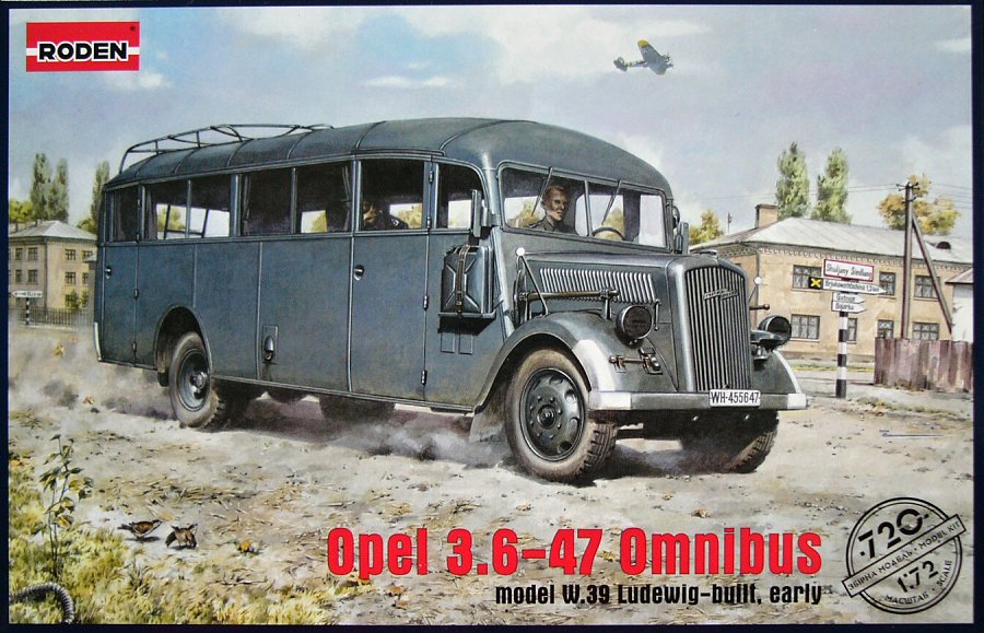 1/72 Opel Blitz Omnibus model W.39 Ludewig (Essen)