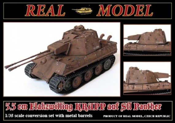 1/35 5,5cm Flakzwilling (KRUPP) for Panther Ausf.G