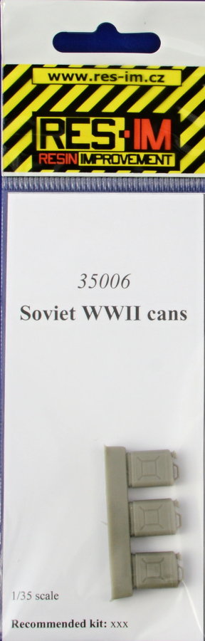 1/35 Soviet WWII cans (3 pcs.)