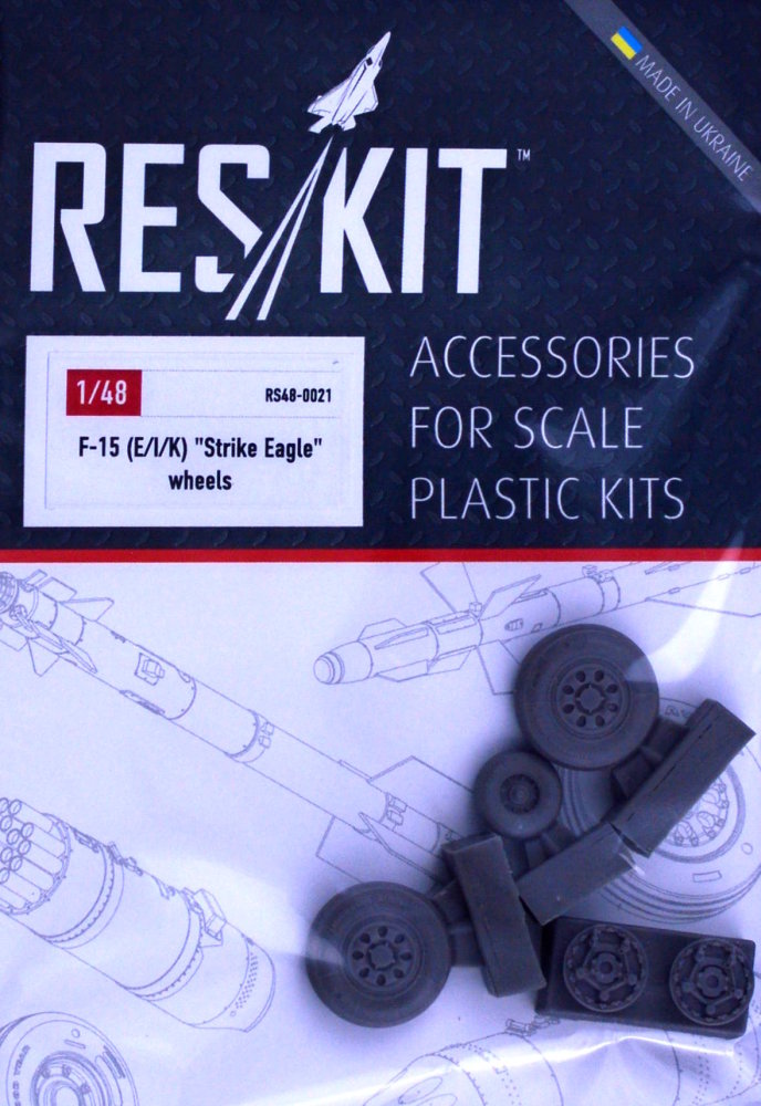 1/48 M.D. F-15 (E/I/K) 'Strike Eagle' wheels set