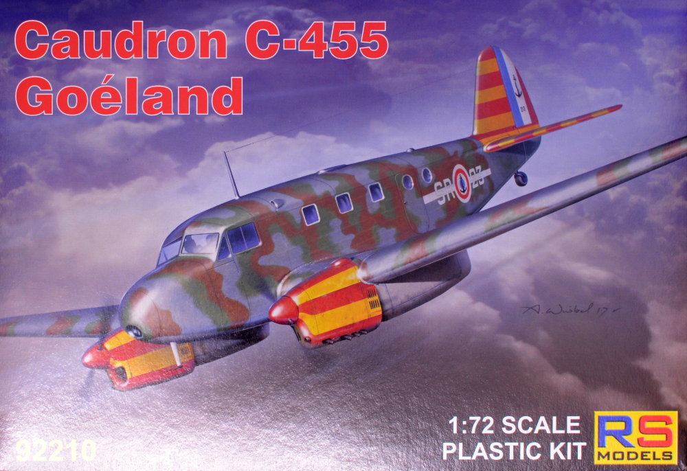 1/72 Caudron C-455 Goeland (4x camo)