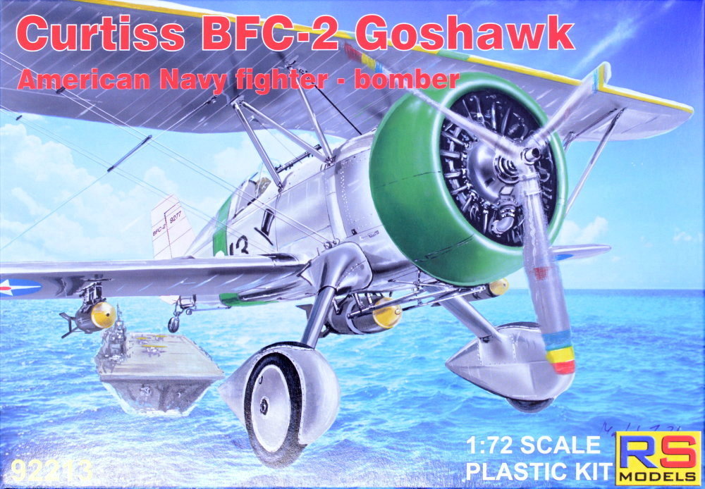 1/72 Curtiss BFC-2 Goshawk (3x camo)
