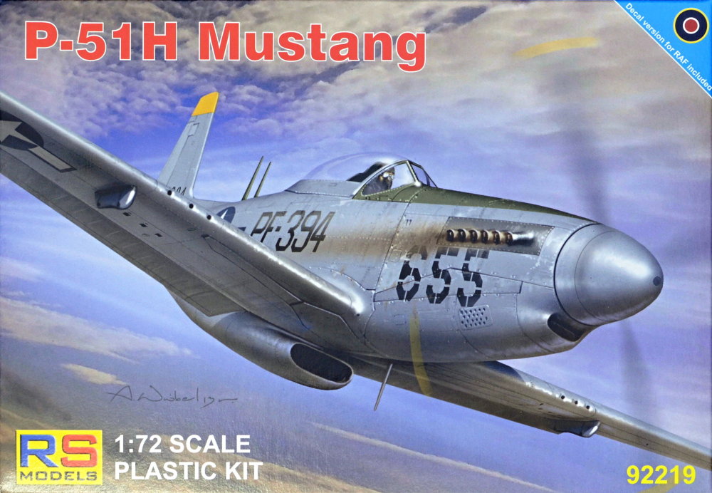 1/72 P-51H Mustang (4x camo)