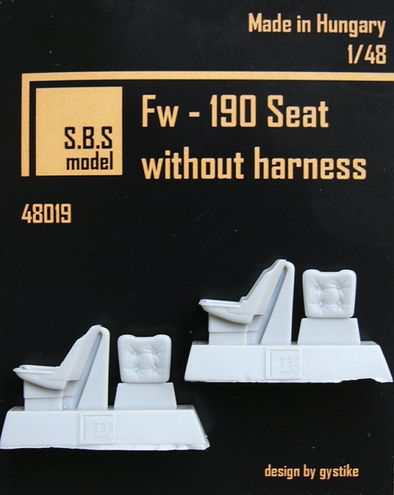 1/48 Fw-190 seats without harness (2 pcs.)