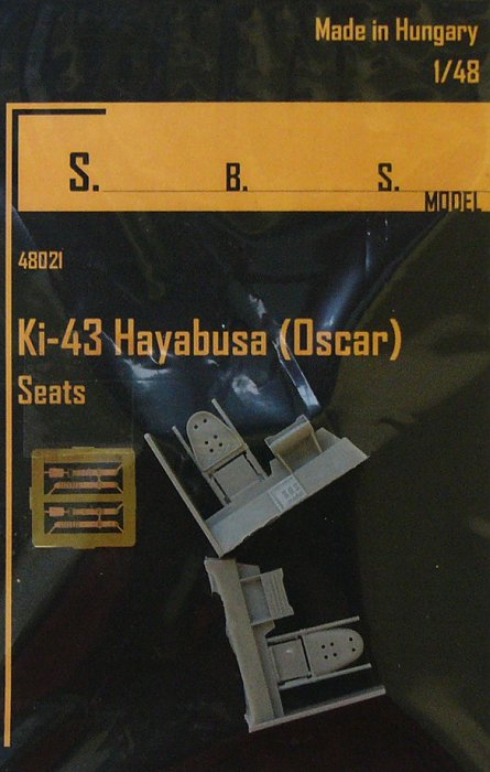 1/48 Ki-43 Hayabusa (Oscar) Seat (2 pcs.)