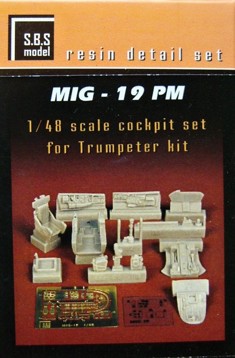 1/48 Mig-19 PM Cockpit set  (TRUMP)