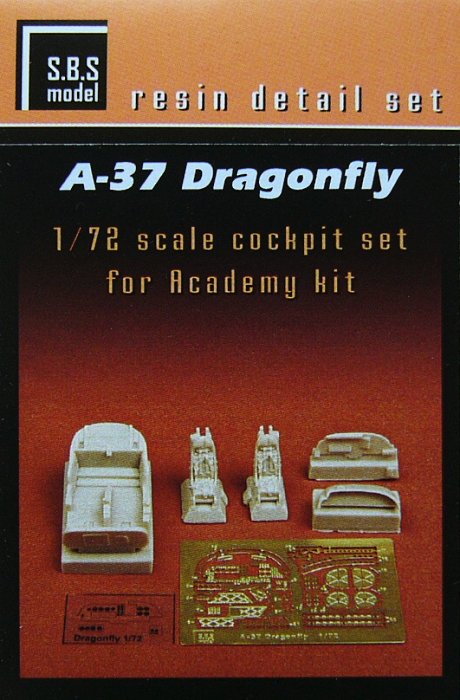 1/72 A-37 Dragonfly Cockpit set (ACAD)