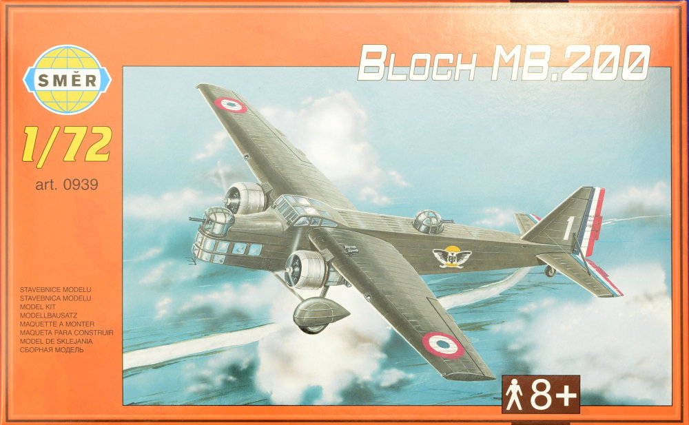 1/72 BLOCH MB-200 (3x France)