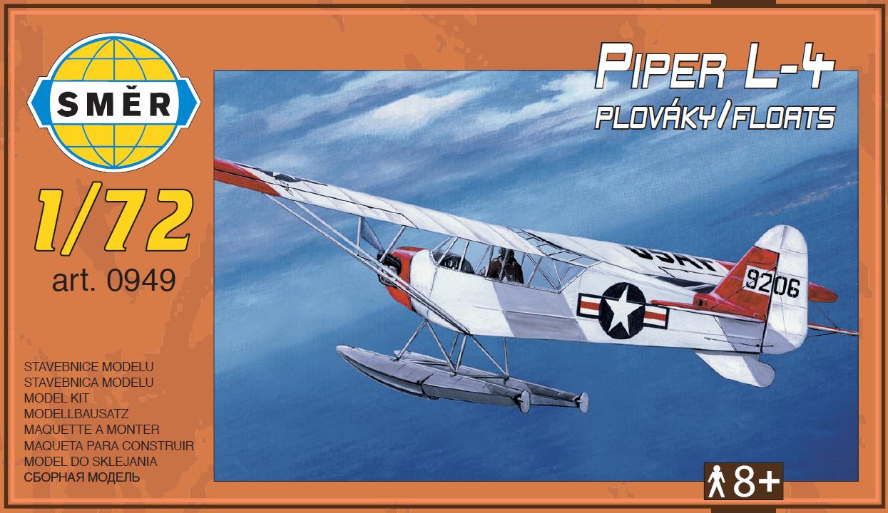 1/72 Piper L-4 float version (1x USAF)