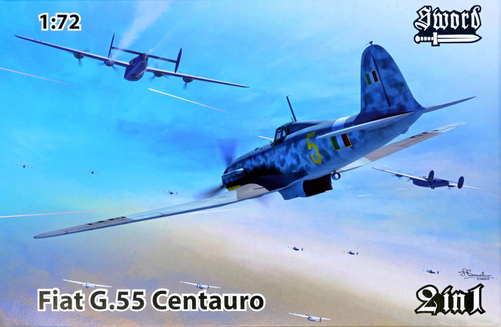 1/72 Fiat G.55 2-in-1 series (7x camo) Re-edition