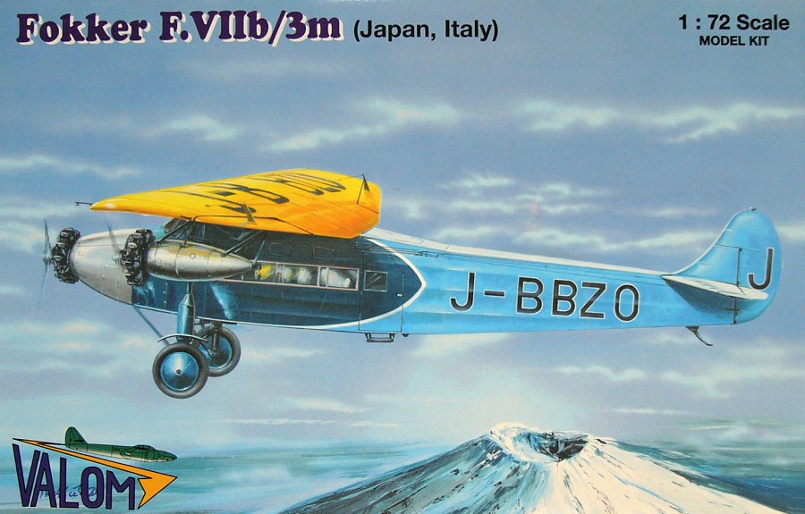 1/72 Fokker F.VIIb/3m (Japan, Italy)