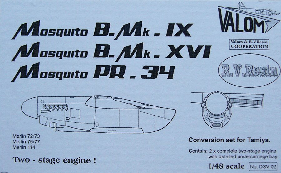 1/48 Mosquito Engine B.Mk.IX/XVI,PR.34 (TAM)