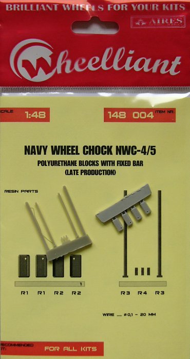 1/48 US NAVY PUR wheel chock NWC-4/5 - late