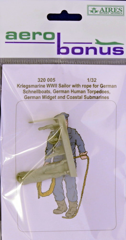 1/35 Kriegsmarine WWII sailor w/ rope (1 fig.)
